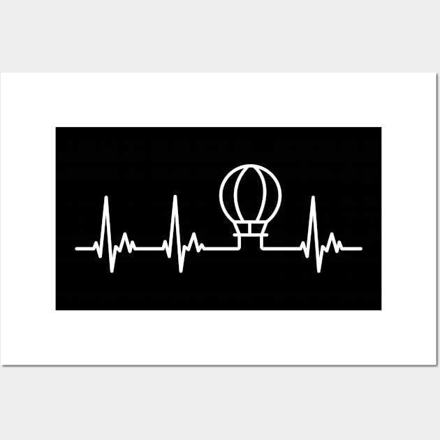 My Heart Beats for Ballooning Wall Art by samshirts